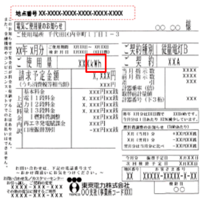 東京電力:電力1kWh(キロワットアワー)あたりの値段(2016年)