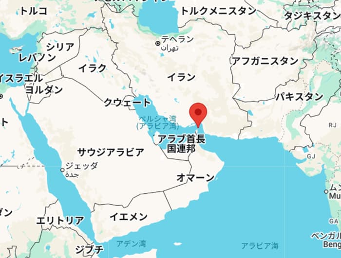 ホルムズ海峡はどこ？